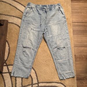 Banjara Light Blue Distressed Denim size XL